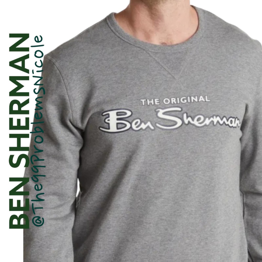 Ben Sherman Grey Logo Sweatshirt XL
